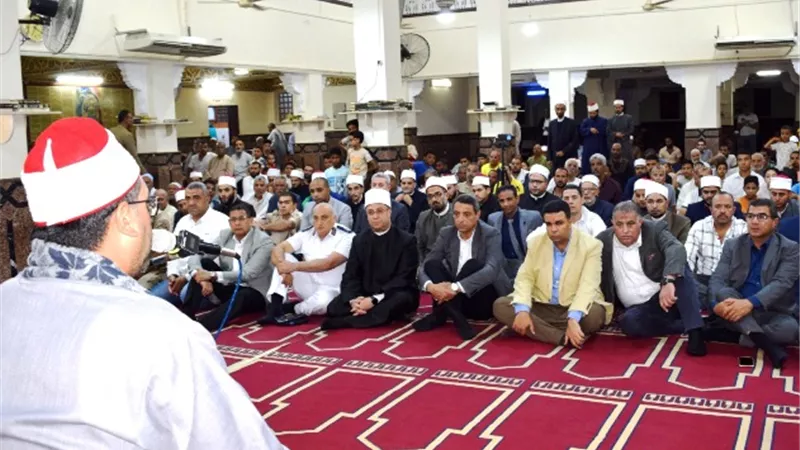 الشاذلي والقيادات يحضرون إحتفال الأوقاف بمناسبة المولد النبوي