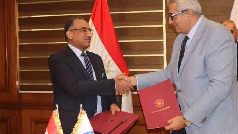 بروتوكول تعاون مع طيبة التكنولوجية بالأقصروالمجلس الأعلى للجامعات