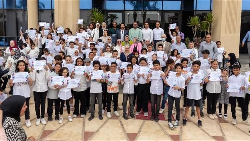الجامعة المصرية الروسية تكرم 170 تلميذ موهوب من جامعة الطفل.. صور