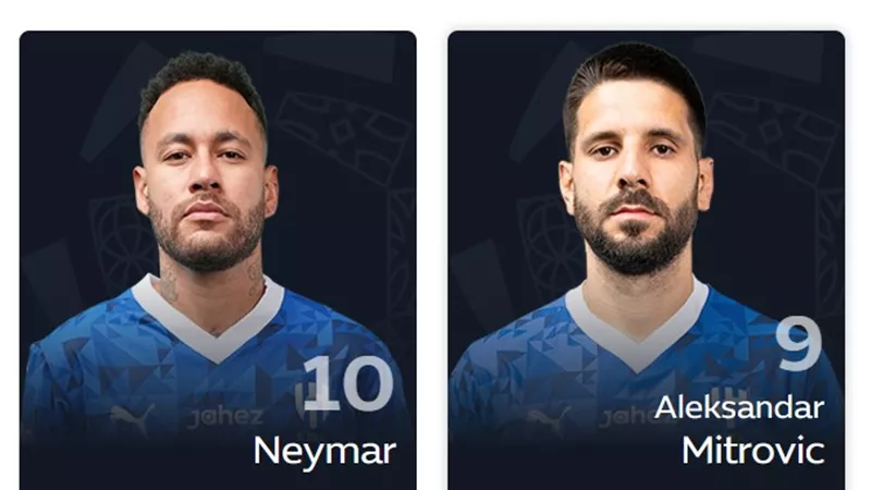 قيد نيمار فى القائمة المحلية لنادى الهلال السعودي