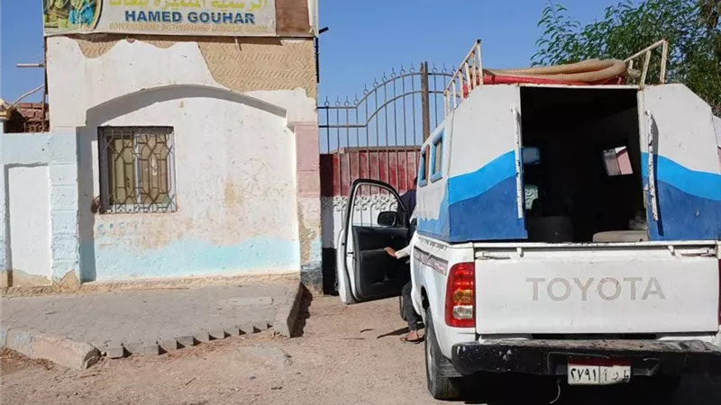 مياه البحر الأحمر تعلن بدء حملة تطهير خزانات المدارس والمعاهد