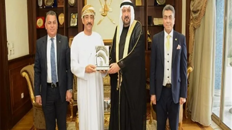 السفير العماني بالقاهرة بستقبل وفد الاتحاد العربي للتمور