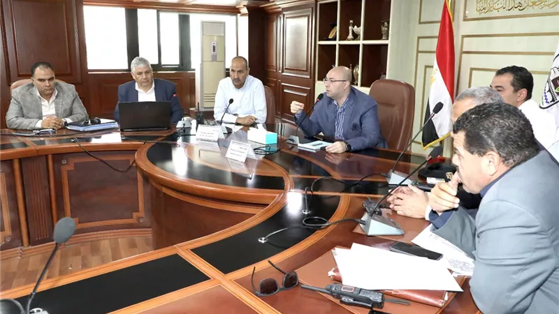 تشغيل تجريبي للمحاور المرورية الجديدة ببنى سويف