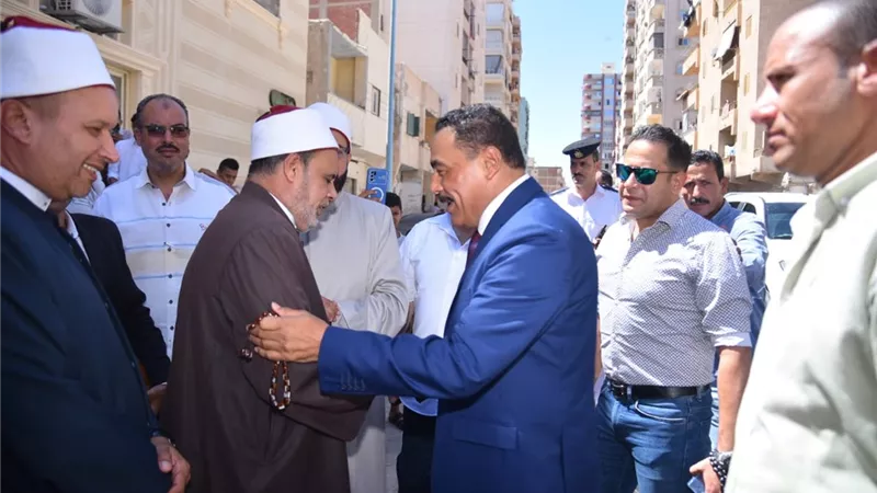 افتتاح مسجد عمرو بن العاص بمطروح بتكلفة ١٠ مليون جنيه جهود ذاتية