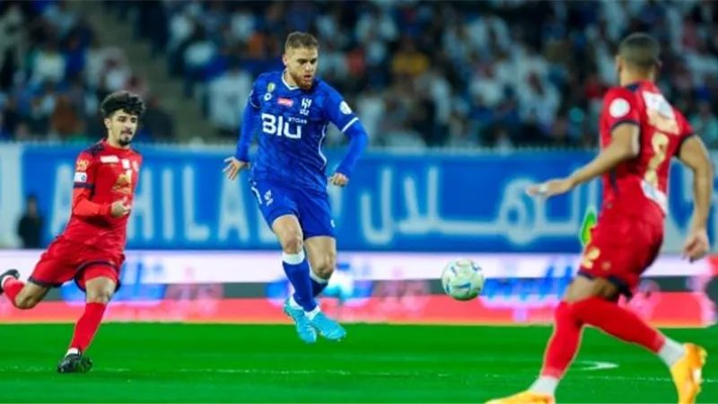 معلق مباراة الهلال والرياض بالدوري السعودي