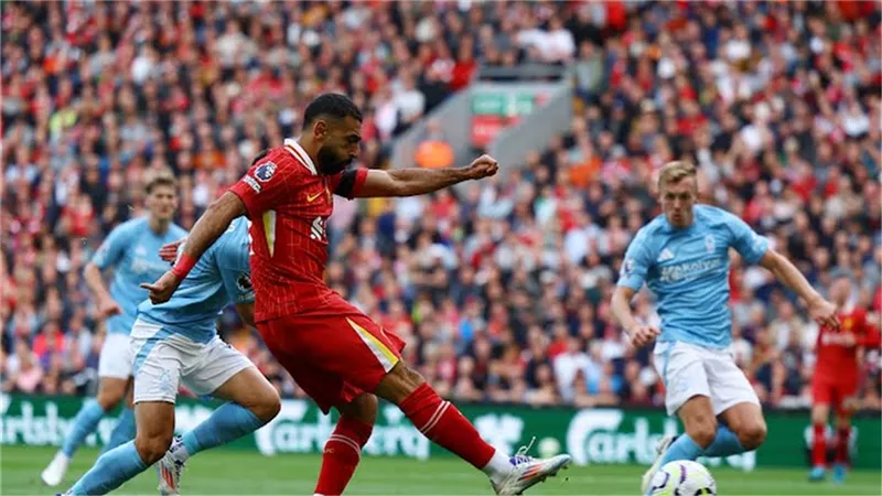تقييم محمد صلاح في مباراة ليفربول ونوتينجهام بـ الدوري الإنجليزي