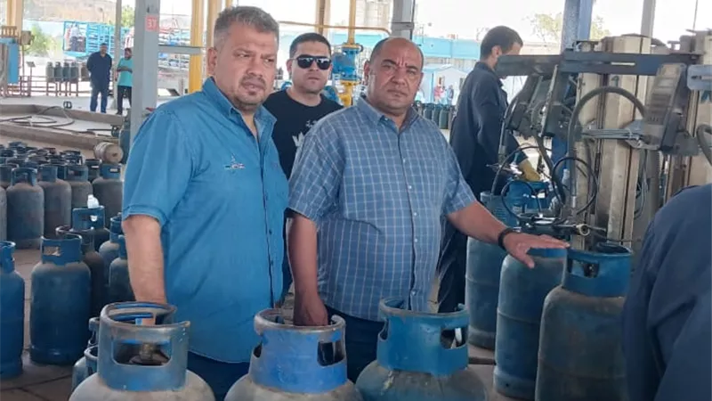 ضبط مصنع لتعبئة اسطوانات الغاز ناقصه الوزن بأبو رواش