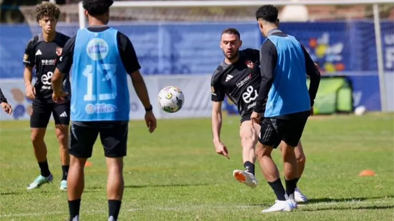 دوري أبطال إفريقيا.. تفاصيل مران الأهلي الختامي قبل مواجهة جورماهيا