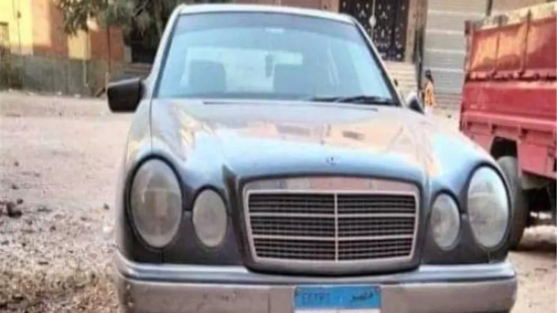 ضبط سياره مرسيدس بلوحات مزوره فى ببا