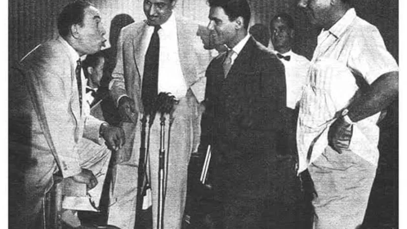 قصة أول مقابلة بين إسماعيل ياسين والعندليب عبد الحليم حافظ