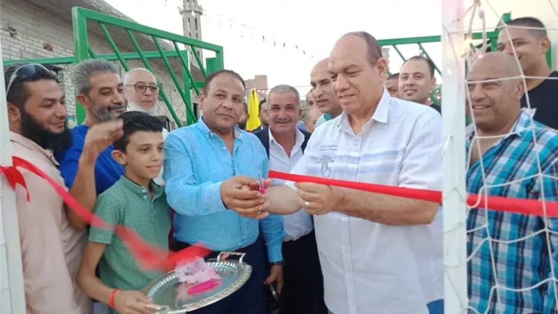 افتتاح ملعب كرة اليد بنادى ناصر الرياضى بابوقرقاص .