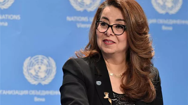 غادة والي تدعو المجتمع الدولي لمساندة جهود الوكالة الدولية للطاقة الذرية
