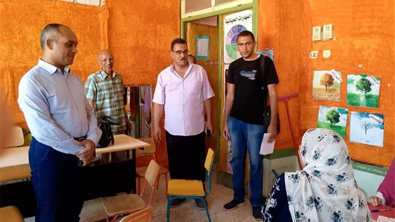 رئيس مدينة قوص يتفقد جاهزية المدارس استعدادا لبدء العام الدراسي