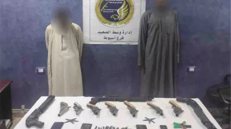 الداخلية تضبط عتاولة السلاح وتجار الكيف في الصعيد
