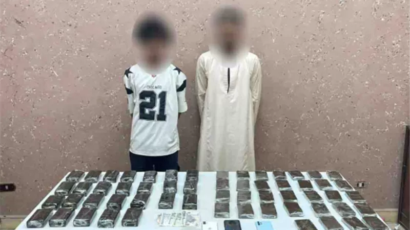 بـ22 كيلو حشيش.. ضبط شخصين من تجار الكيف في البحر الأحمر