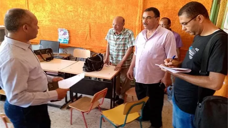 رئيس مدينة قوص يتفقد جاهزية المدارس بالتزامن مع بدء العام الدراسى
