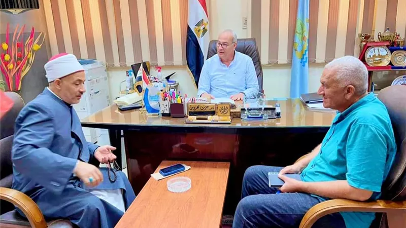 وكيل الشباب بكفر الشيخ يستقبل وفد قافلة مجمع البحوث الإسلامية