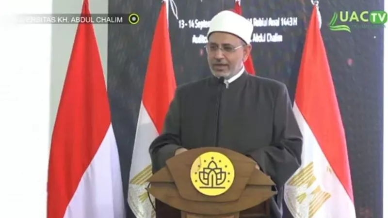 رئيس جامعة الأزهر يشارك في ملتقى خريجي الأزهر الـ8 في إندونيسيا
