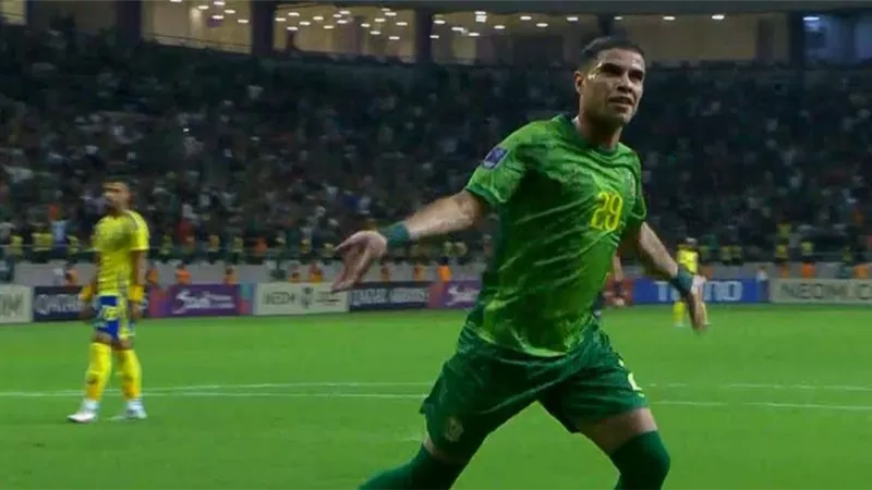 شاهد.. محمد داوود بحرز هدف التعادل لـ الشرطة أمام النصر