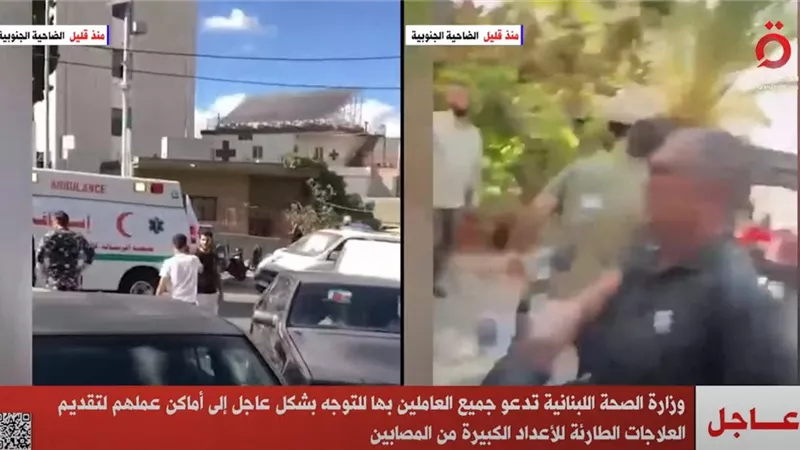 الصحة اللبنانية تدعو العاملين بها تقديم العلاجات الطارئة للمصابين
