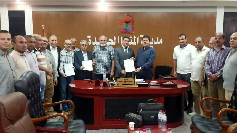 جهاز المنيا الجديدة يحصل على شهادة المواصفات القياسية الدولية 
