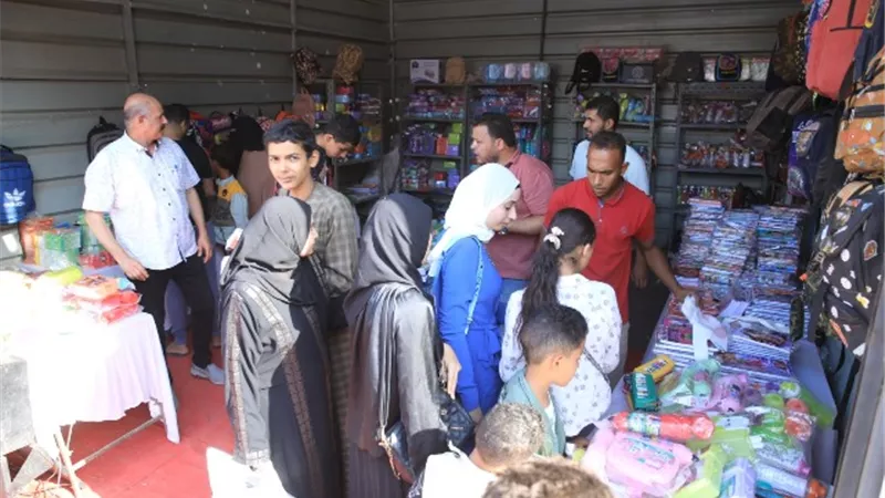 سوهاج تستقبل العام الدراسي الجديد بمعارض 
