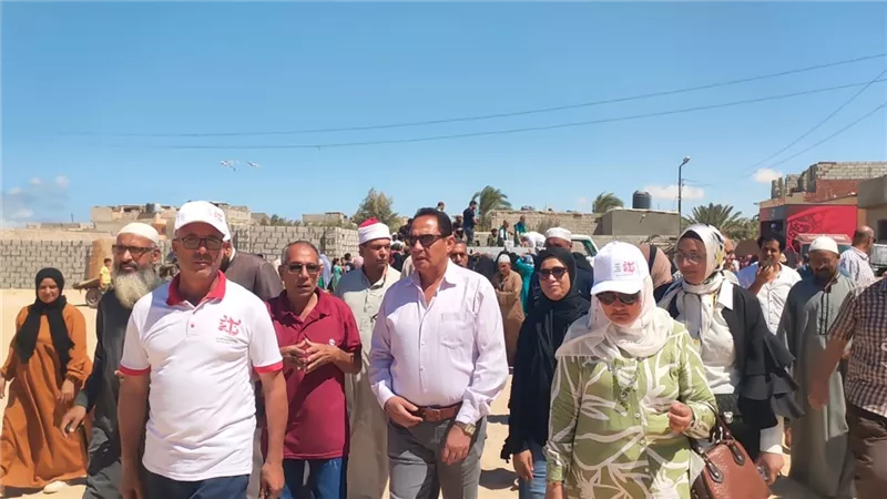 ضمن مبادرة بداية جديدة.. قافلة متكاملة بحى الكرامة بالعريش