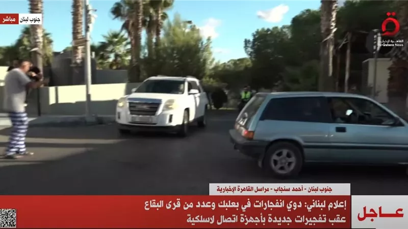 دوي انفجارات في بعلبك وعدد من قرى البقاع