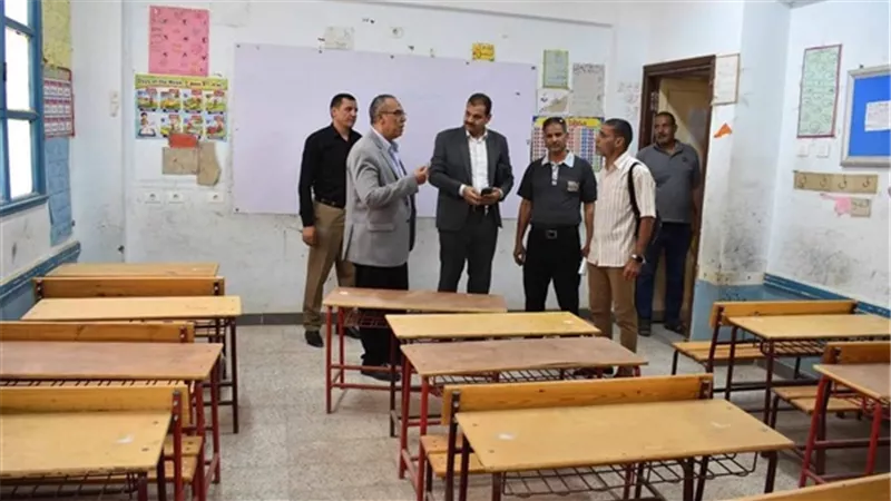 استعدادات مدارس سوهاج لاستقبال العام الدراسي الجديد