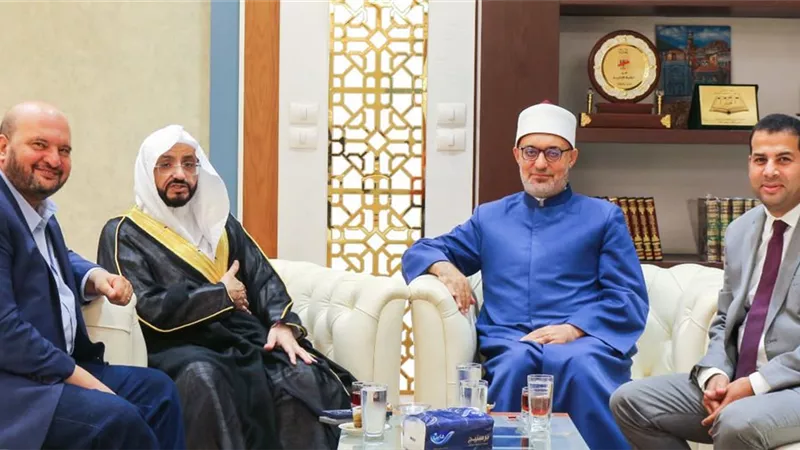 المفتي يستقبل رئيس المتحف الدولي للسيرة النبوية والحضارة الإسلام