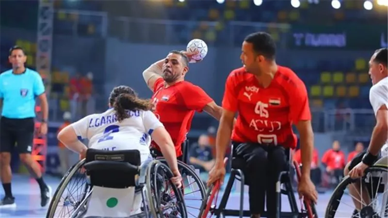 رئيس اللجنة البارالمبية يهنيء منتخب مصر للكراسي لكرة اليد