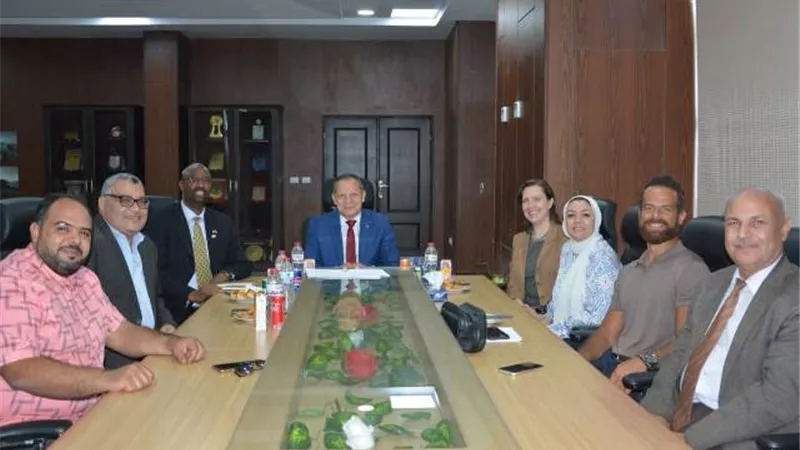 جامعة دمياط تستقبل وفد هيئة الوكالة الأمريكية للتنمية الدولية