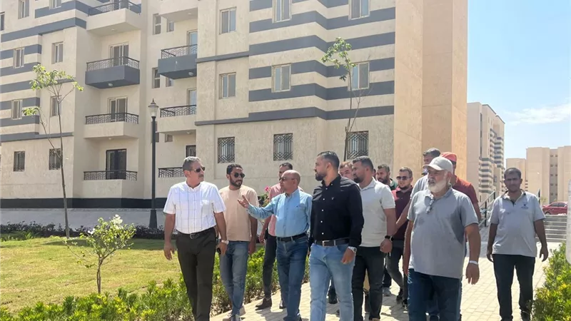 رئيس جهاز أكتوبر الجديدة يتفقد وحدات 