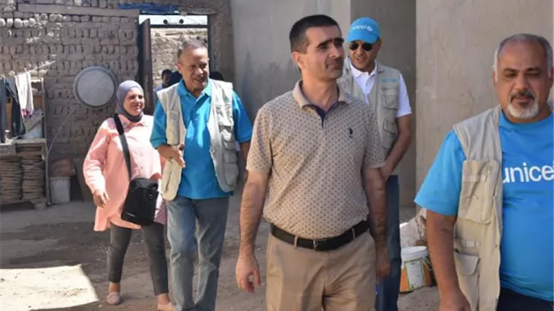 وفد اليونيسيف يزور شركة مياه الأقصر