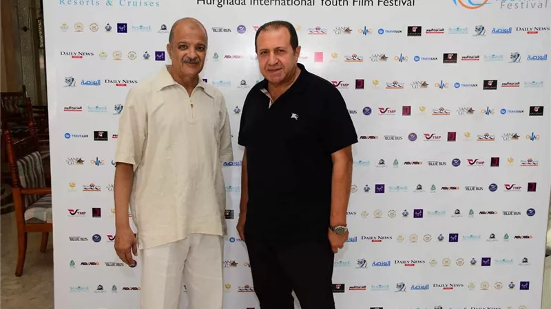 وصول المنتج هشام عبدالخالق لتكريمه فى مهرجان الغردقةلسينما الشباب