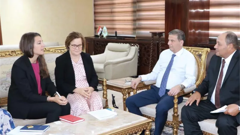 وزير الزراعة يبحث التعاون في مجال ترشيد المياه والتقاوى والاستثمار الزراعى