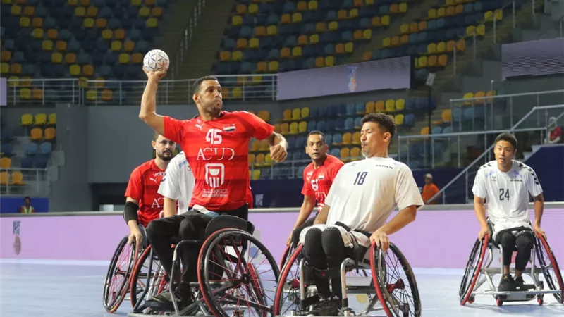 منتخب الكراسي المتحركة لليد يهزم اليابان ويتأهل لنصف نهائي بطولة