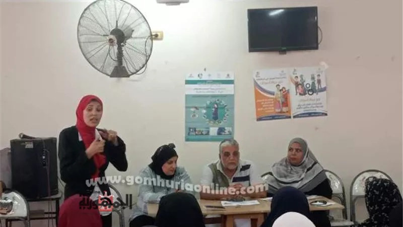 ندوات لمناهضة العنف ضد المرأة بقرى دمياط