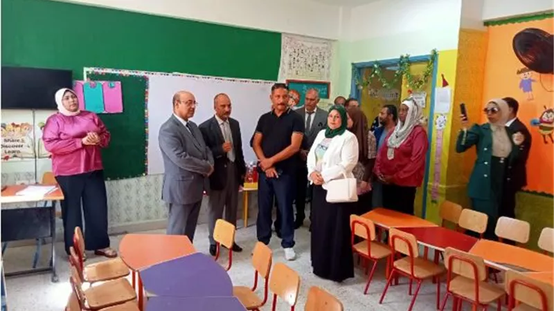 بهاء الدين وسلومة يتابعان الاستعدادات للعام الدراسي الجديد