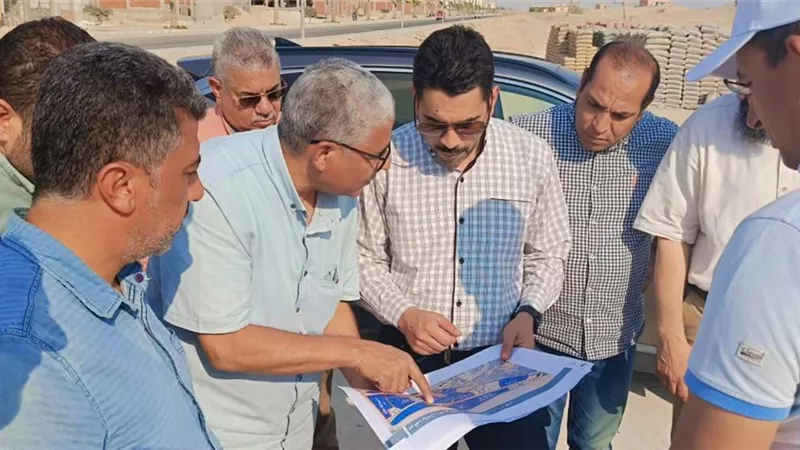 رئيس الجهاز يتابع سير أعمال المرافق في مدينة العبور الجديدة
