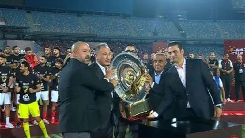 الشكر لله.. أول تعليق من الخطيب بعد تسلم درع الدوري رقم 44