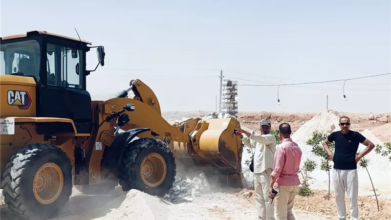 إزالة 242 حالة تعدي واسترداد 59 ألف و467 متر مباني و 476 فدان