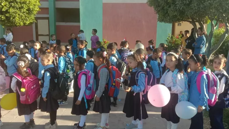 انتظام المدارس بالعام الدراسي الجديد ببلطيم