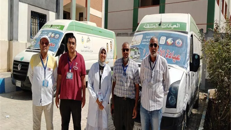 الاربعاء قافلة طبية بقرية جنبواى ايتاى البارود