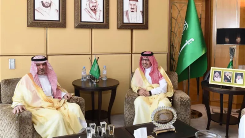 سفير السعودية لدى مصر يستقبل مدير عام مكافحة المخدرات