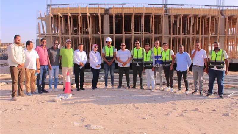 رئيس جامعة الأقصر تتفقد المنشآت الجامعية الجديدة بمدينة طيبة
