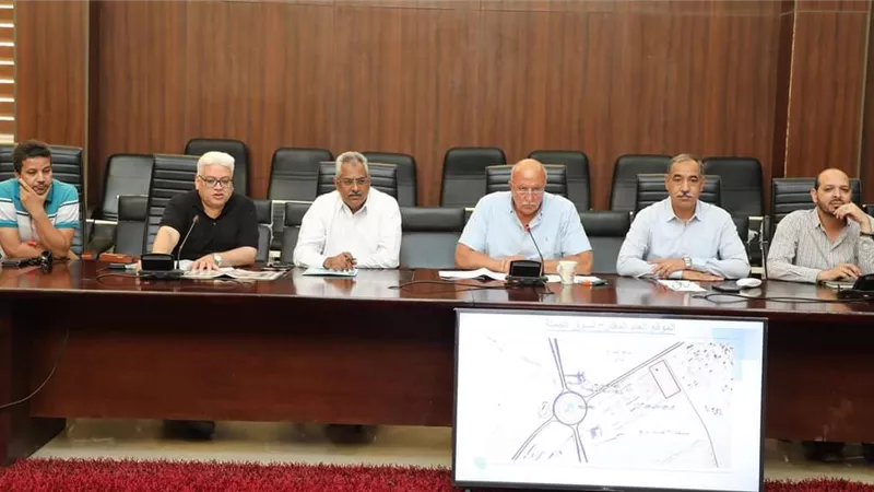 الاجتماع التنسيقى الاول لانشاء سوق الجملة بالغردقة