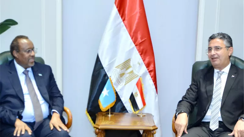 وزيرالتموين يبحث تعزيز التعاون الغذائي والتبادل السلعي مع الصومال