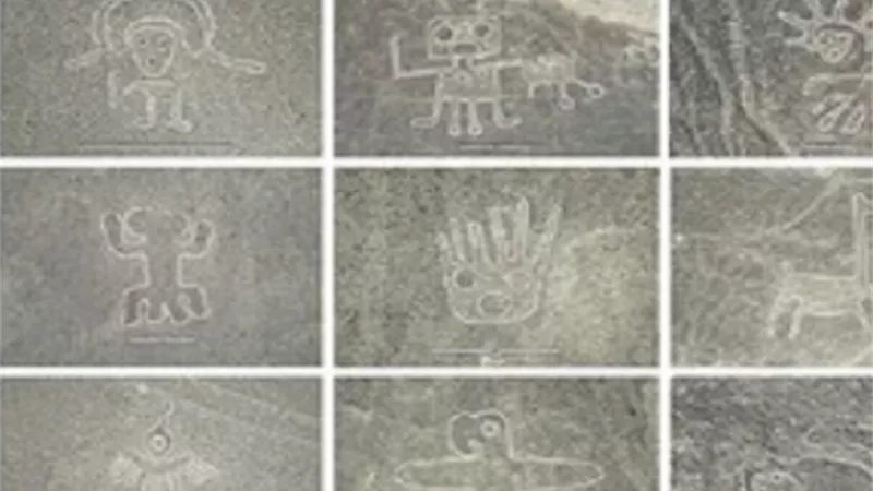 اكتشاف رسومات عملاقة غامضة على هضبة نازكا في البيرو