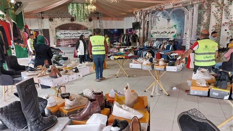 معرض مجانى لتوزيع الملابس الجديدة على 350 أسرة بقرى الشرقية